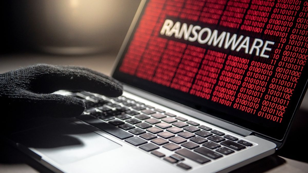 Ransomware Laptop Image